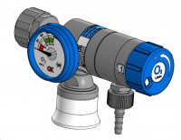  Регулятор давления MS25QC O2 W21.8 DIN QC 9/16