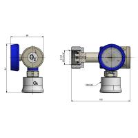 Редуктор медицинский MEDIREG ll W21,8x1/14" – DIN QC O2