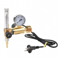 Регулятор расхода газа У 30/АР 40П Р 220V с ротаметром и подогревателем 220V – 150/- бар; вх. G3/4"; вых. M16х1,5; 30/40 л/мин KRASS 2133619PV