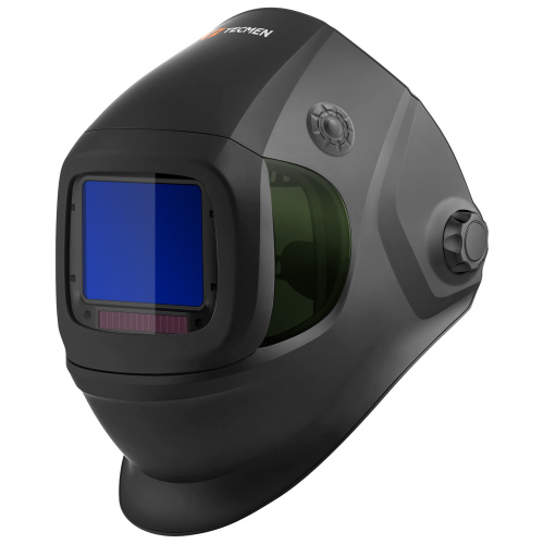 Сварочная маска хамелеон TECMEN ADF950D-G TM29 Черная (С внешней кнопкой переключения режима зачистки)
