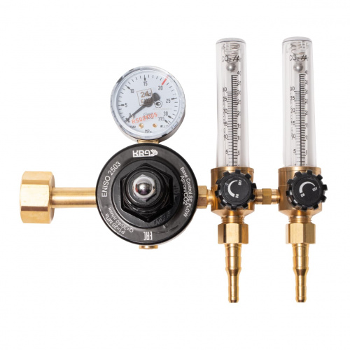 Регулятор расхода газа c 2 ротаметрами Base Control SE FLOW Ar/СО2 – 200/- бар; вх. G3/4"; вых. M16х1,5; 2*30/40 л/мин KRASS 0870478KRPV