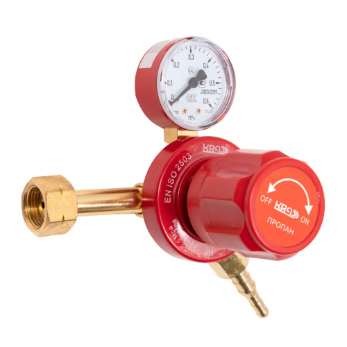Редуктор пропановый БПО 5 КР – 25/3 бар; вх. W 21,8x1/14LH"; вых. M16х1,5LH; 5 м3/ч KRASS 2117516