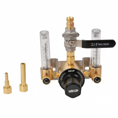 Пост газовый (точка отбора) UNISET TWINFLOW KRASS AR/CO2 Углекислый газ/Аргон