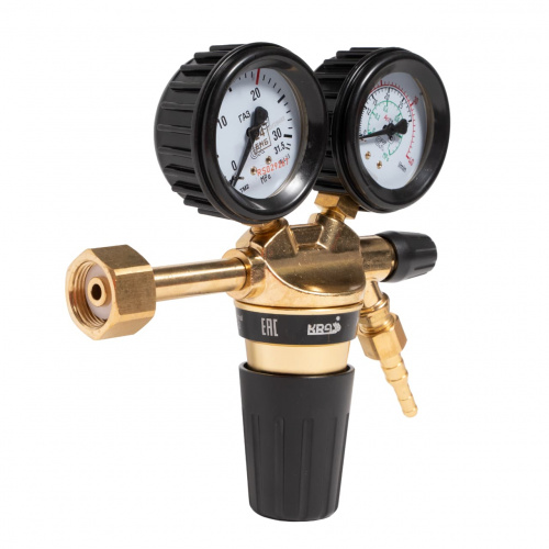 Регулятор расхода газа Base Control Ar/СО2 – 200/- бар; вх. G3/4"; вых. M16х1,5; 30/40 л/мин KRASS 2117504PV