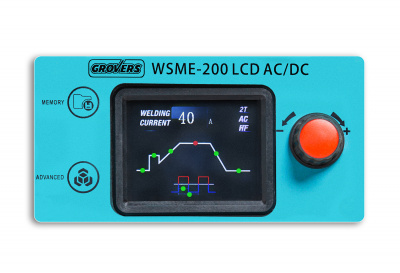Сварочный инвертор GROVERS WSME-200 LCD AC/DC Pulse TIG