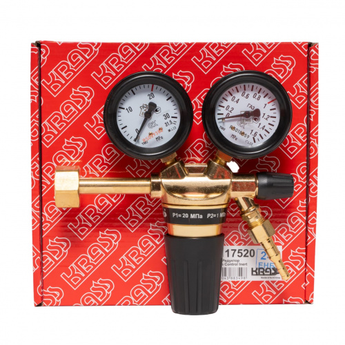 Редуктор универсальный Base Control Inert – 200/10 бар; вх. G3/4"; вых. M16х1,5; 30 м3/ч KRASS 2117520PV