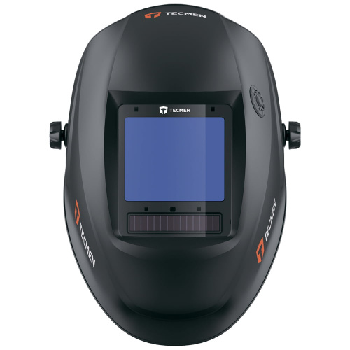 Сварочная маска хамелеон TECMEN ADF820L TM16 Черная (С внешней кнопкой переключения режима зачистки)