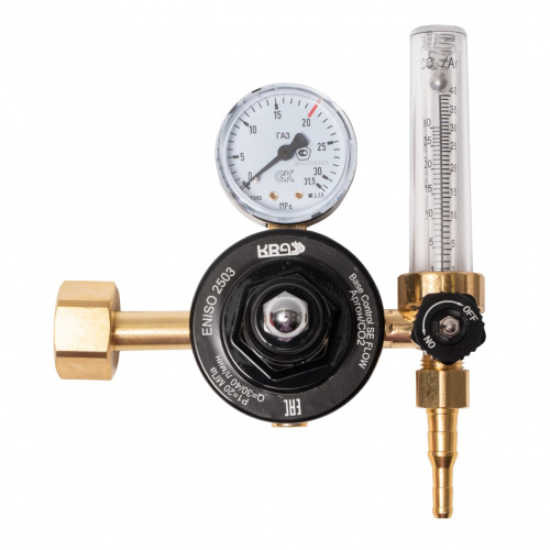 Регулятор расхода газа c ротаметром Base Control SE FLOW Ar/СО2 – 200/- бар; вх. G3/4"; вых. M16х1,5; 30/40 л/мин KRASS 0870460KRPV