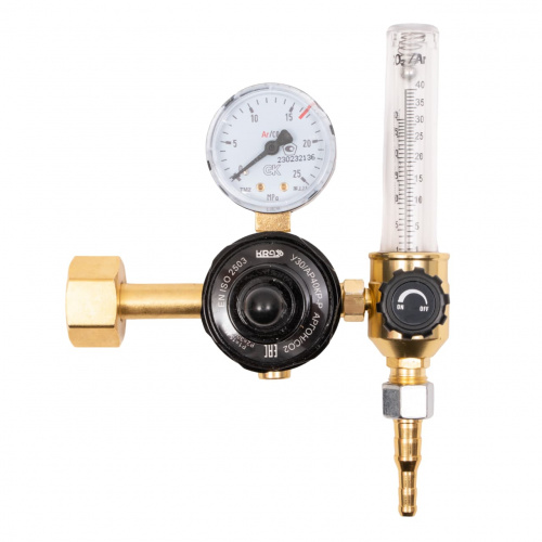 Регулятор расхода газа У 30/АР 40 КР Р с ротаметром – 150/- бар; вх. G3/4"; вых. M16х1,5; 30/40 л/мин KRASS 2133509PV